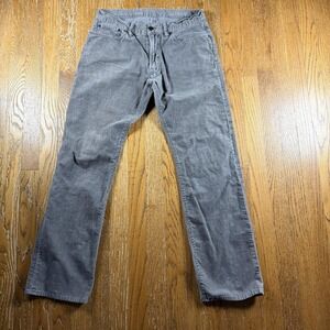 Gap Pants Mens 30x30‎ Gray Corduroy Khakis 1969 5 Pocket Straight Leg Casual